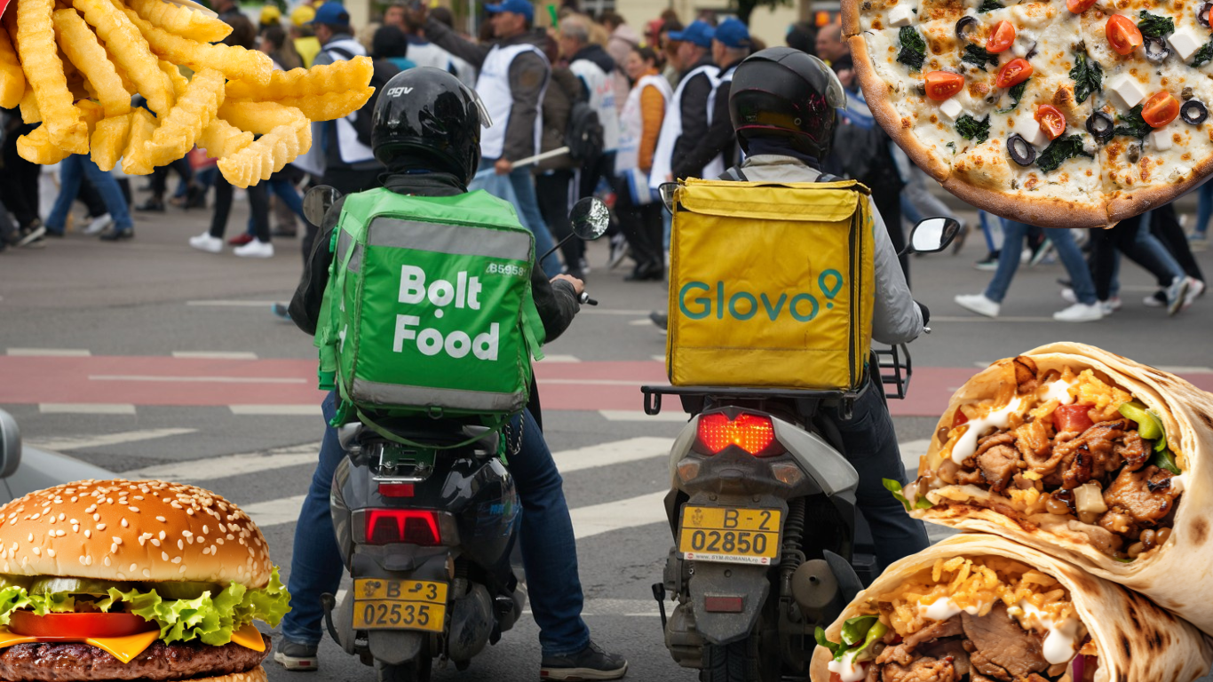 Curierii asiatici și livrarea pe 2 roți