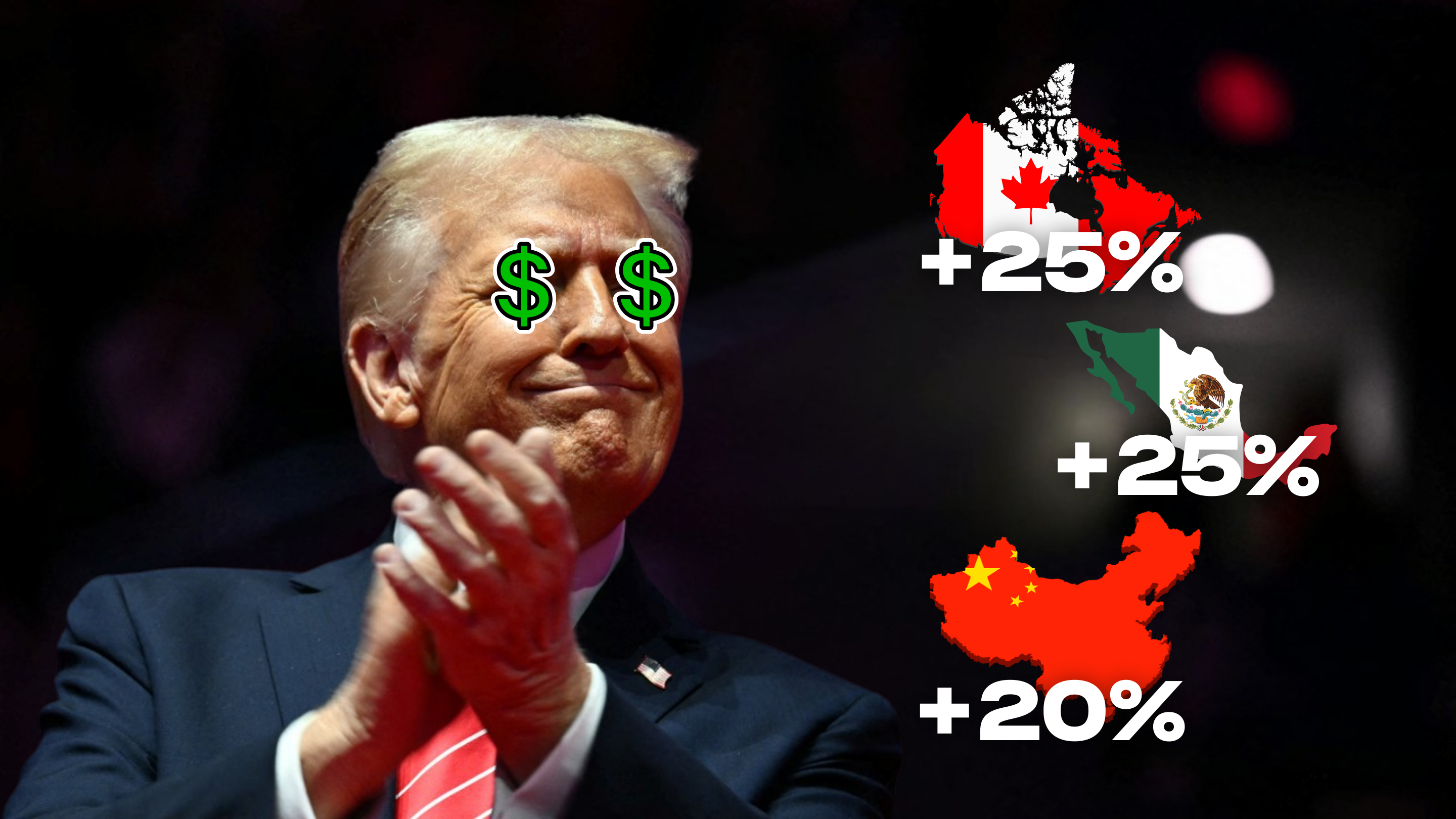 Trump majorează taxele pentru importurile din China, Mexic și Canada