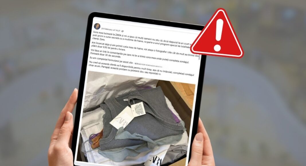 „Cutia secretă de la Zara” – O nouă metodă de fraudă online