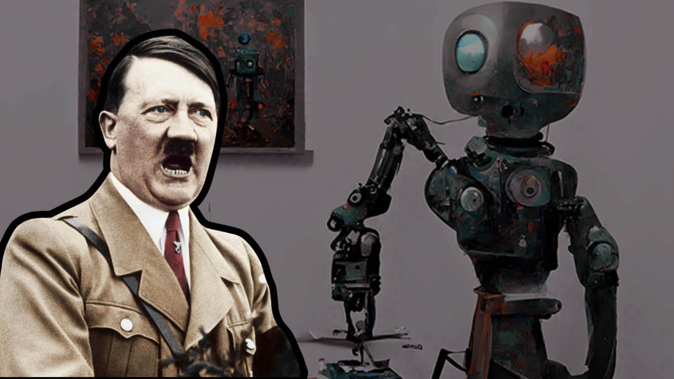 Hitler and AI art