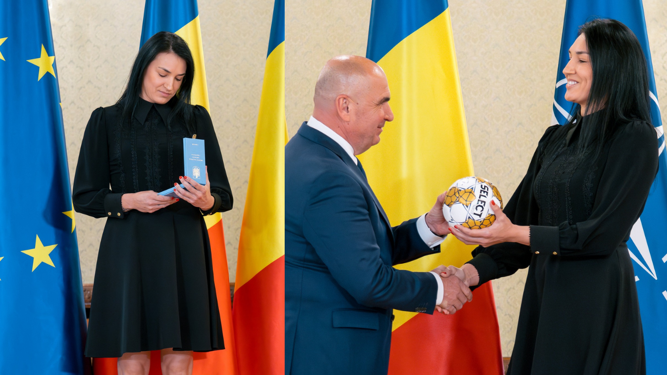 „Cea mai bună jucătoare a lumii” decorată la Palatul Cotroceni
