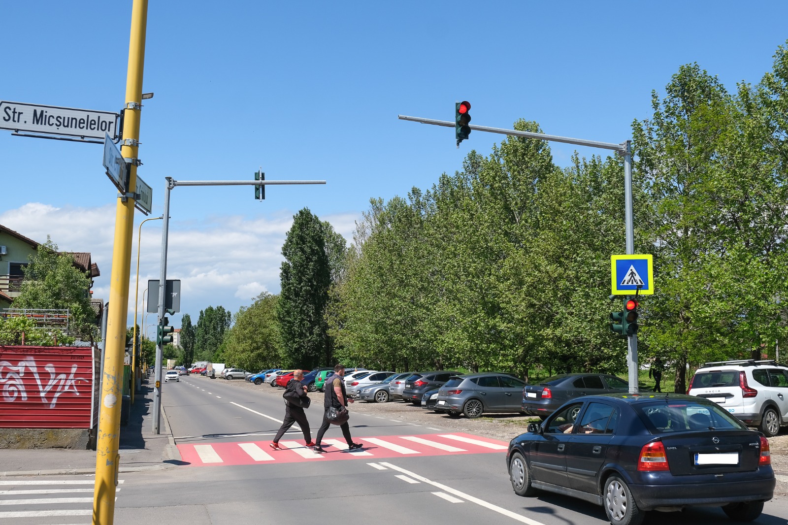 Noile semafoare care îi obligă pe șoferi să încetinească