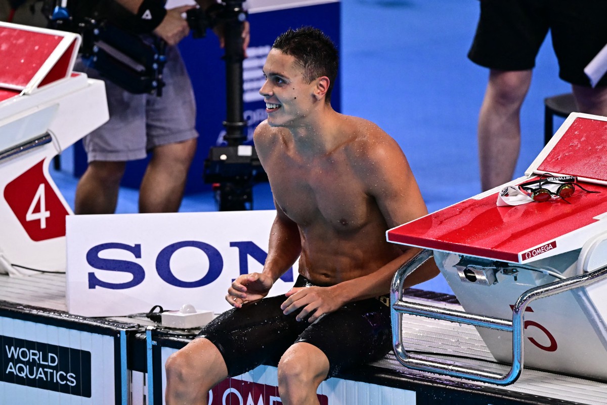 David Popovici – campion mondial la 100 m liber la Campionatele de Natație 2025 din Singapore