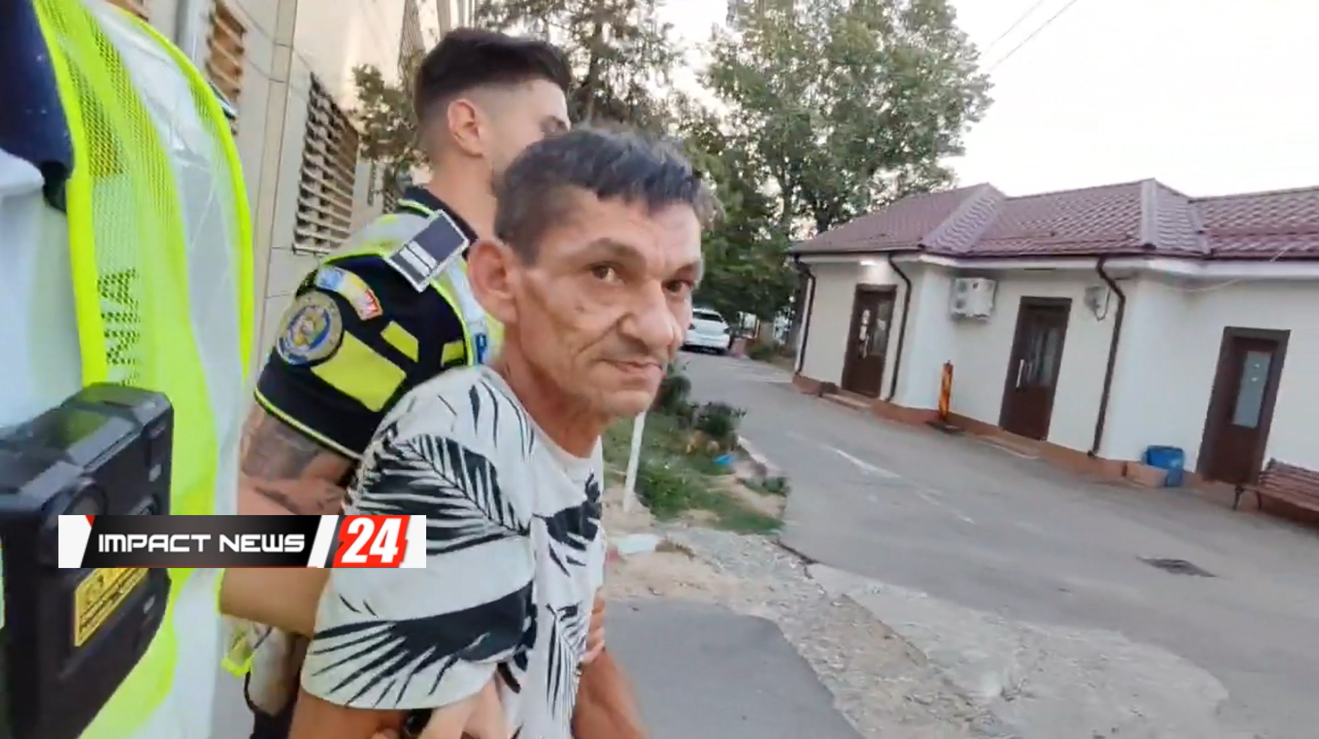 Scenariu de film la Giurgiu: un bărbat a furat ambulanța din curtea Spitalului Județean și a fost prins în Teleorman