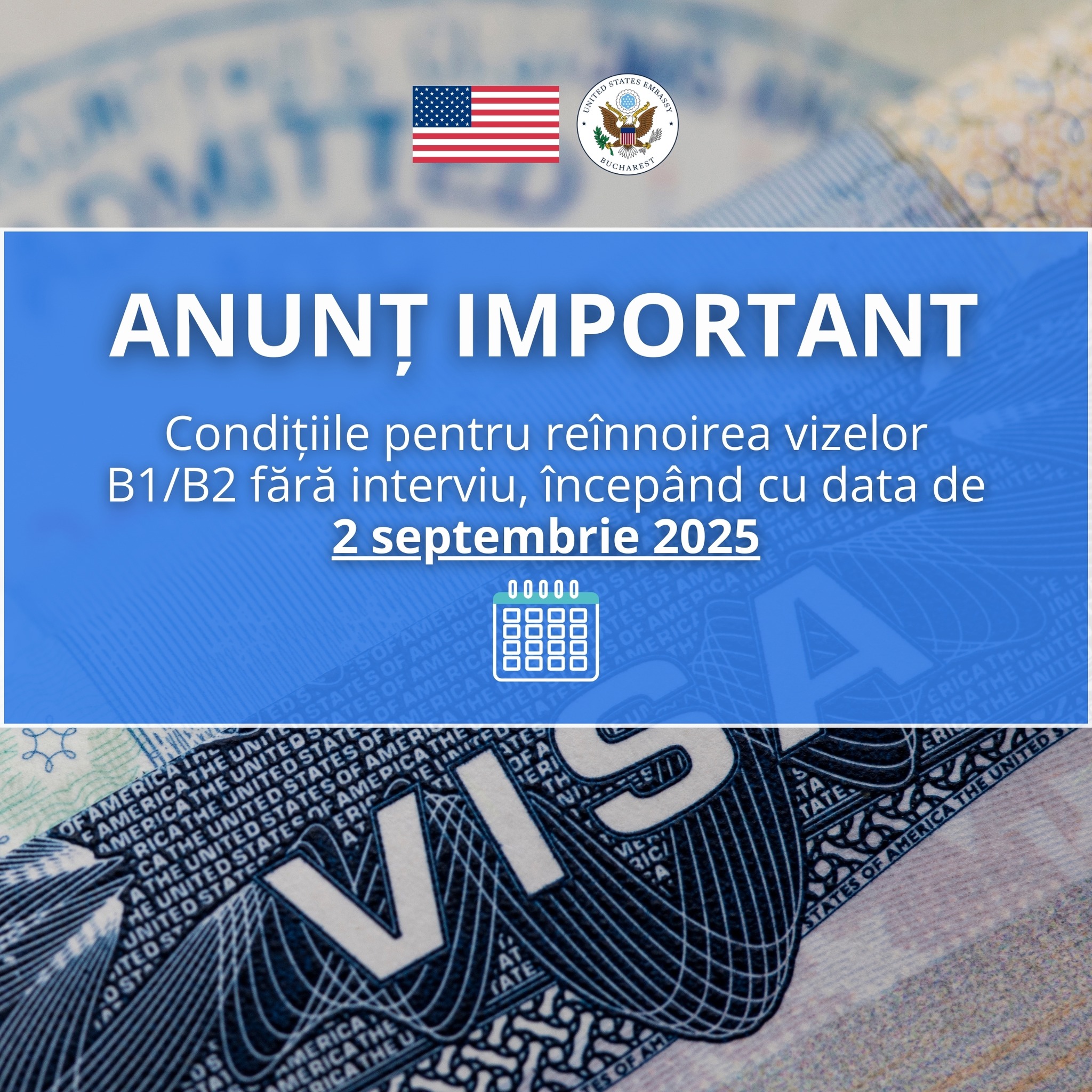 SUA schimbă regulile pentru interviurile la viză. Ce se întâmplă din 2 septembrie 2025