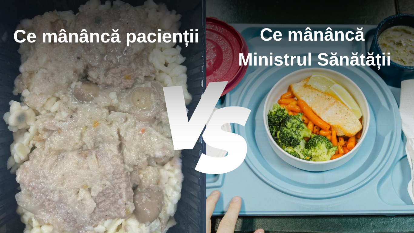 Meniul rușinii din spitalele românești! Ministrul Sănătății: „Poftă bună”