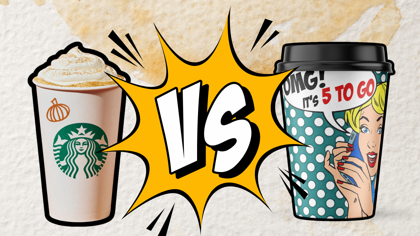 Unde își beau românii cafeaua? Starbucks VS 5 to Go