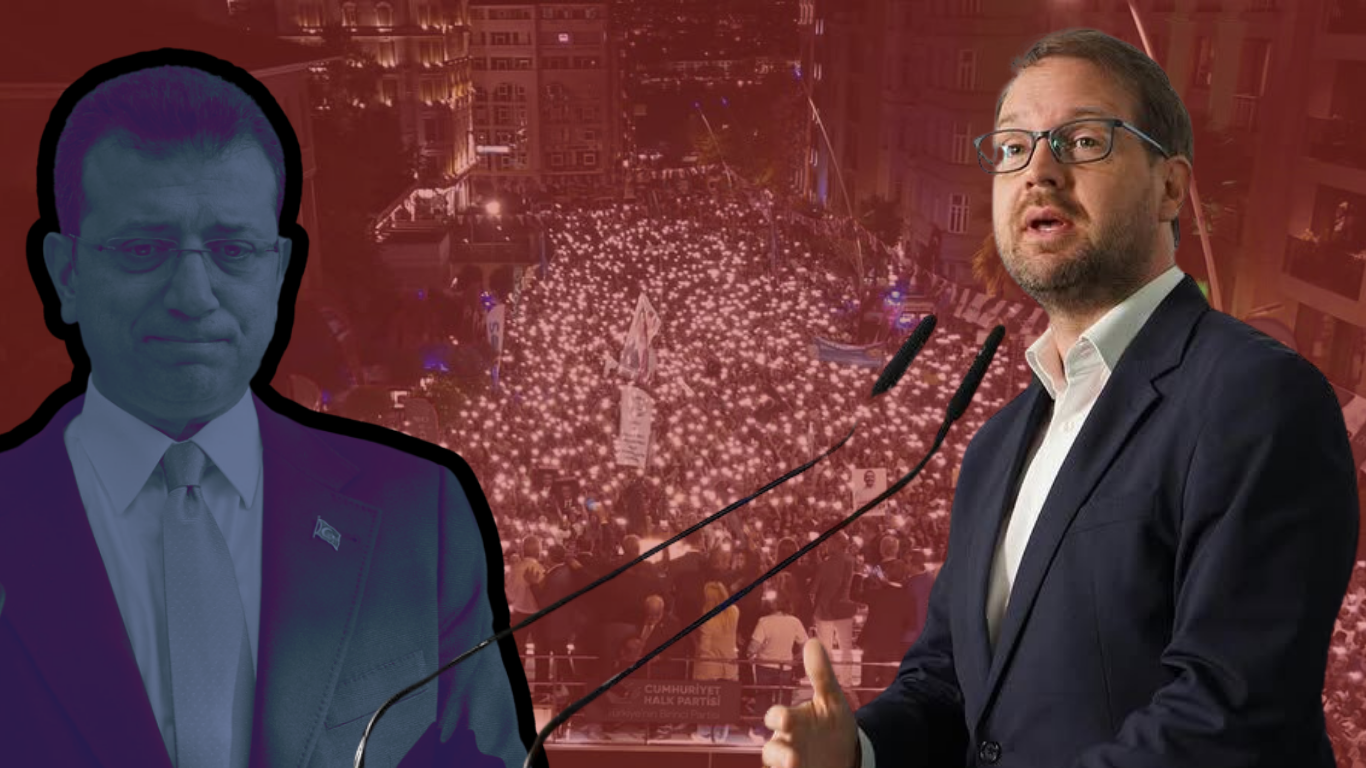 Fritz la Istanbul: ”Libertate pentru İmamoğlu!/ Timișoara cunoaște prețul libertăți.”