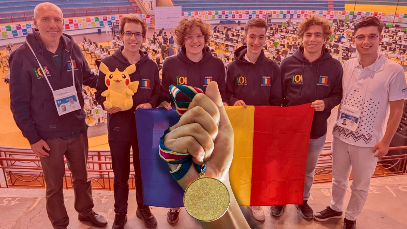 Tinerii români fac istorie! 4 medalii de aur la olimpiada mondială