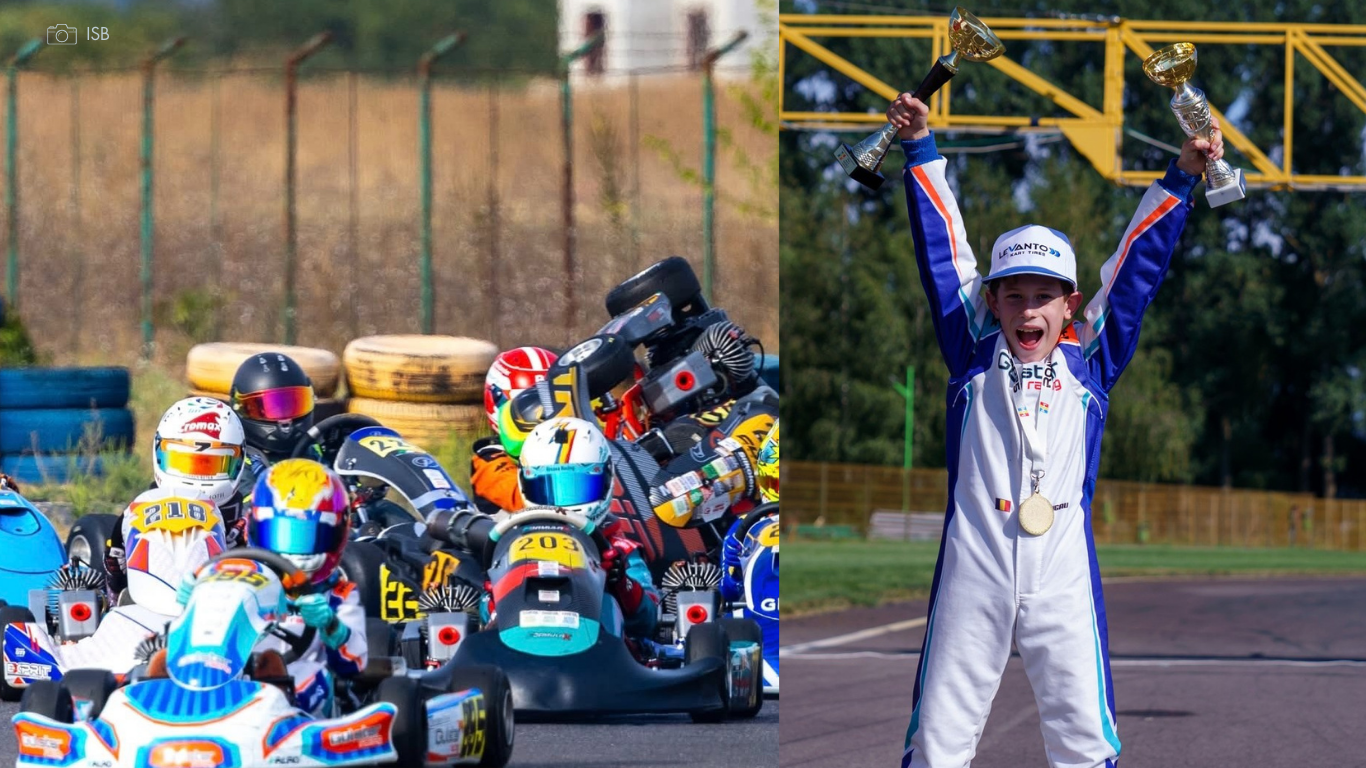 La 10 ani, Andreas scrie istorie în kartingul românesc
