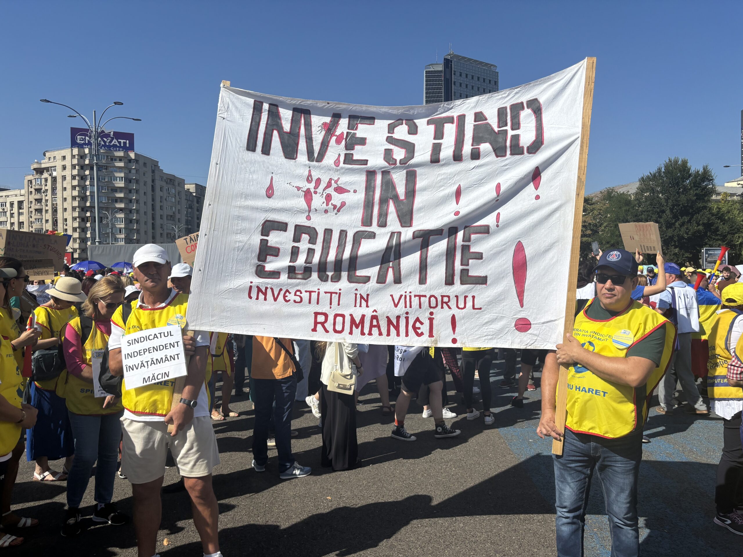 „Marșul Educației” sau prima zi de școală în care educația nu contează