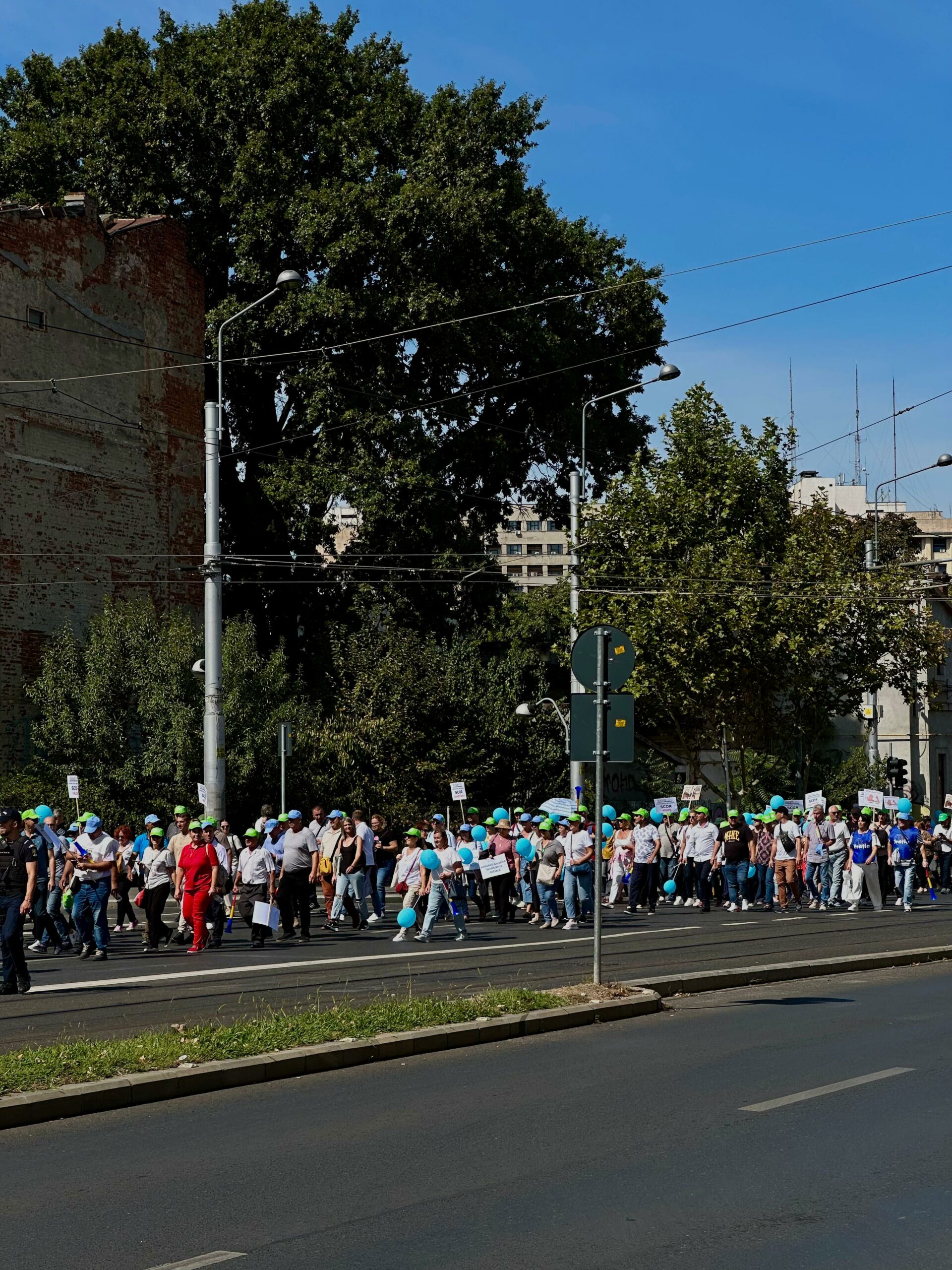Protestul sindicaliștilor din administrația publică