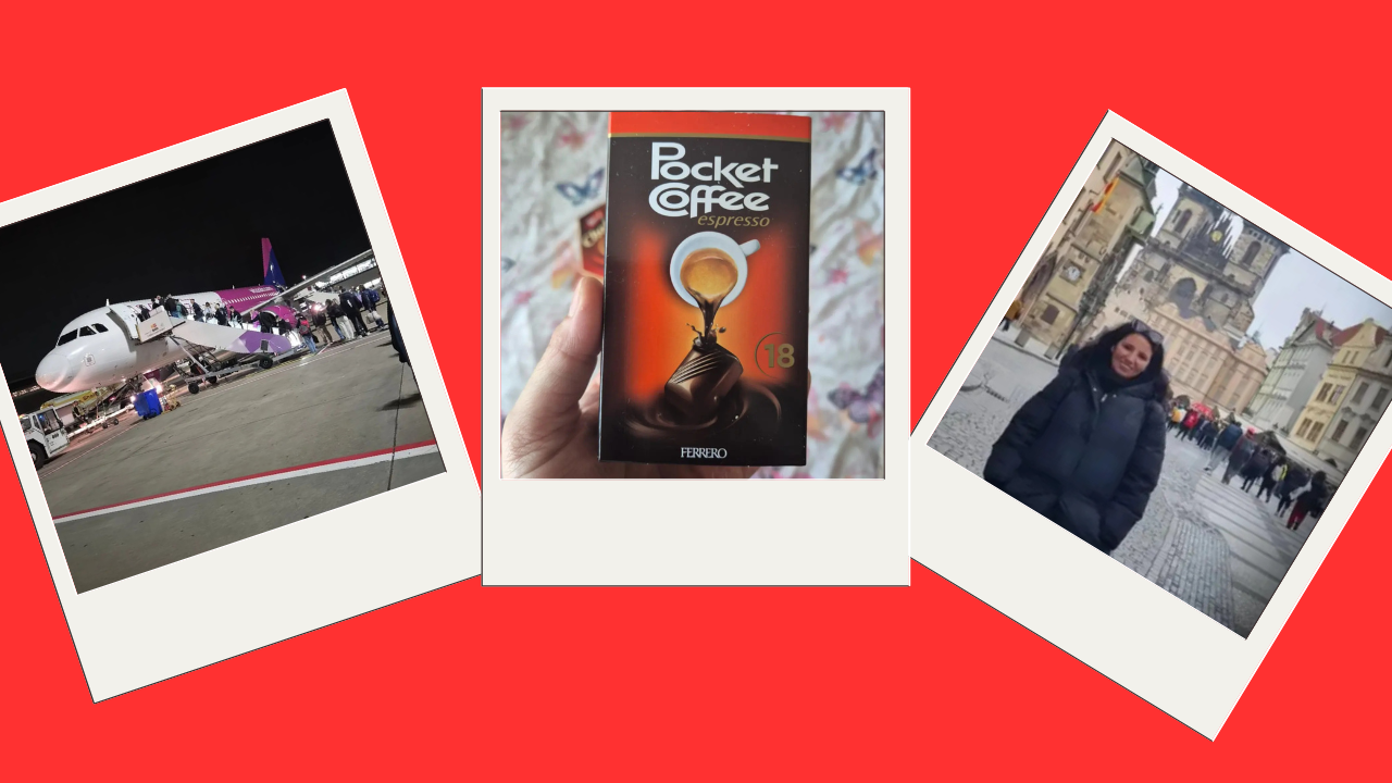 A zburat cu avionul pentru o ciocolată