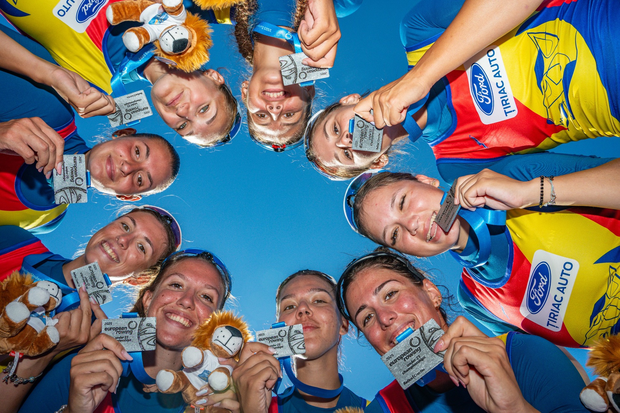 România, din nou pe primul loc la Europenele U23 de canotaj: nouă medalii cucerite la Racice