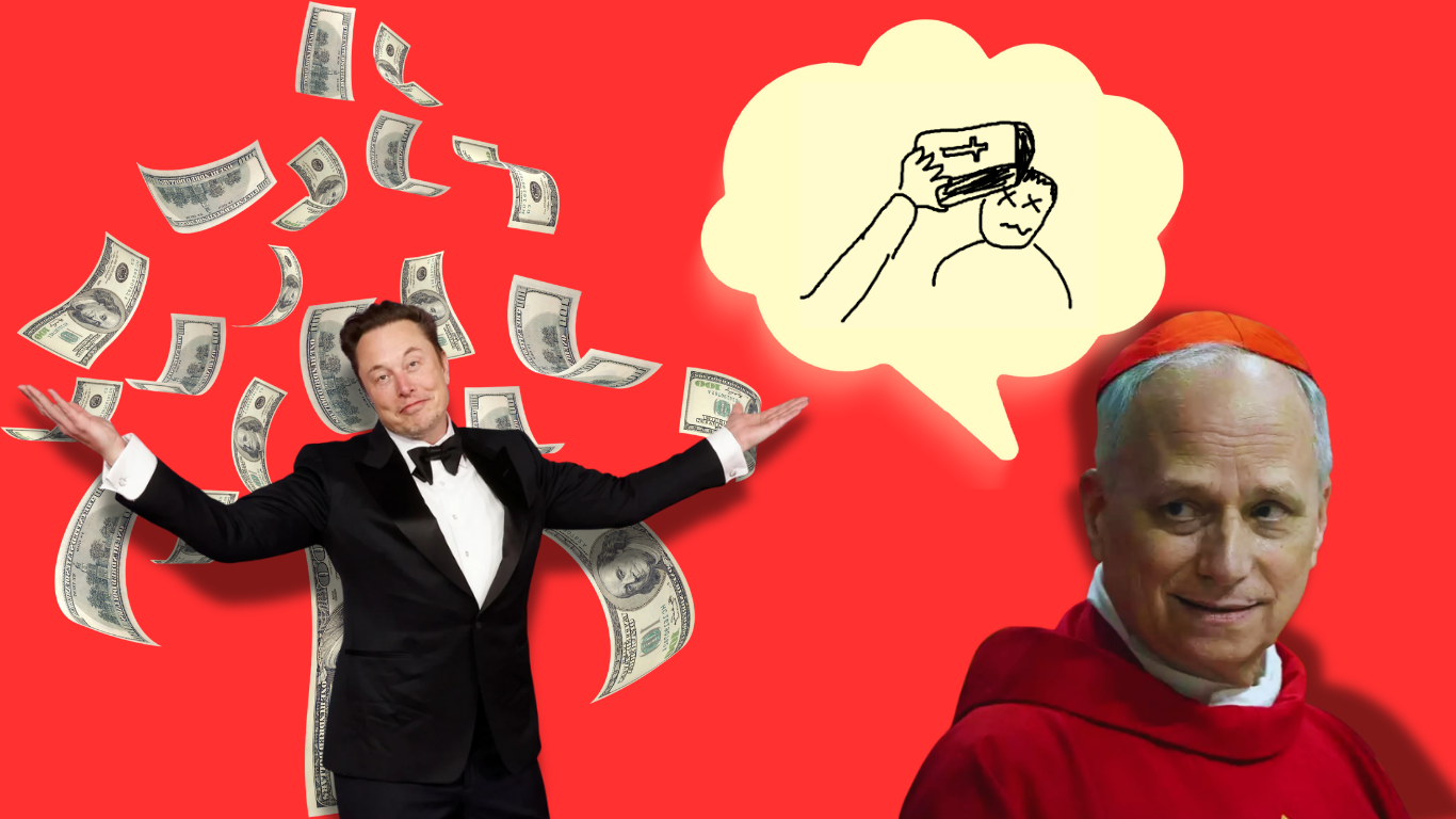 Papa Leon l-a certat pe Musk că are prea mulți bani