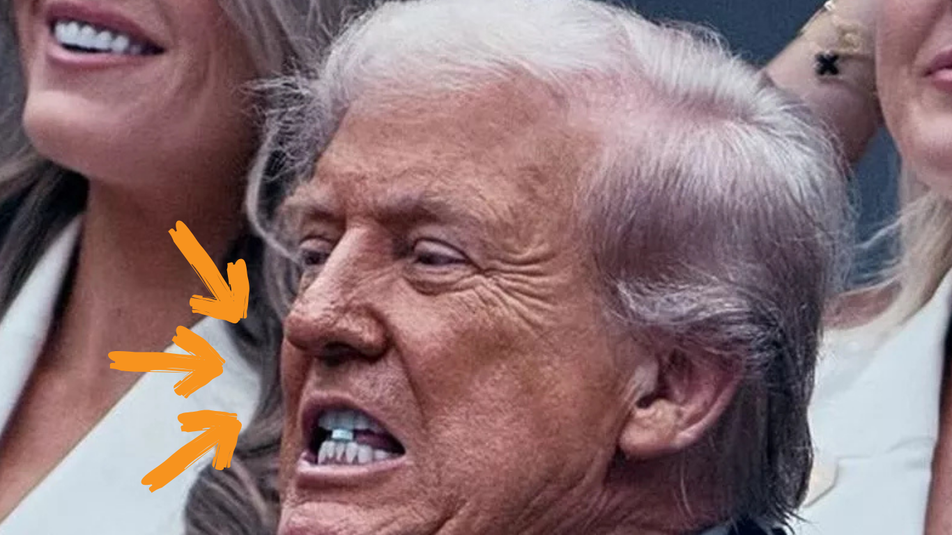 Trump, surprins cu pastila albastră la US Open –Mentosană sau Viagra?