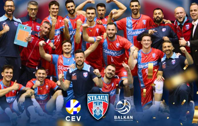 Steaua București scrie istorie: primul trofeu european la volei masculin, Cupa Balcanică