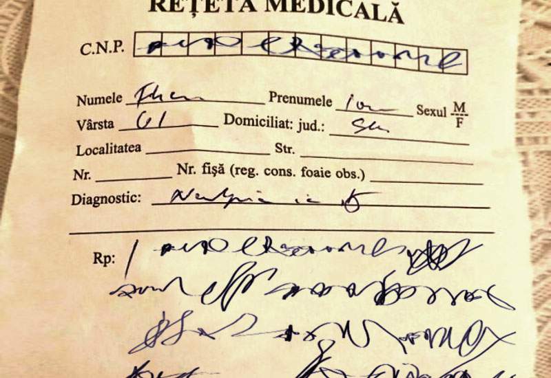 Medicii, obligați prin lege să scrie rețetele clar și citeț. Unii vor face și cursuri de caligrafie