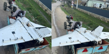 Un sătean din Republica Moldova a „cules” o dronă de pe câmp