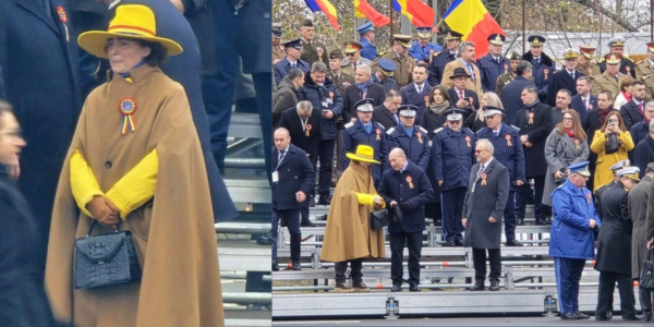 Cine e misterioasa femeie de la Parada de 1 Decembrie