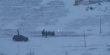 Range Rover cu șapte persoane din Ucraina, implicat într-un incident grav la granița cu România. Un polițist de frontieră a fost rănit