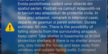 RO-Alert în Tulcea din cauza unor drone la granița României