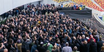 Omagiu pentru Mircea Lucescu la Arena Națională