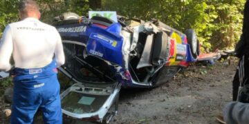 Accident în Raliul Valoniei: tatăl lui Max Verstappen s-a răsturnat cu mașina