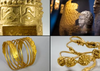 Tezaurul dacic furat în Olanda, recuperat: coiful de la Coțofenești și brățările, găsite după un an
