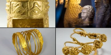 Tezaurul dacic furat în Olanda, recuperat: coiful de la Coțofenești și brățările, găsite după un an