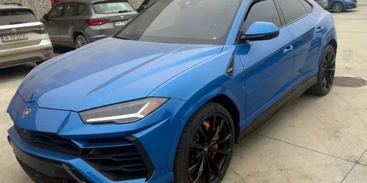Lamborghini de lux, scos la licitație de ANAF: taxa de participare trece de 100.000 de lei
