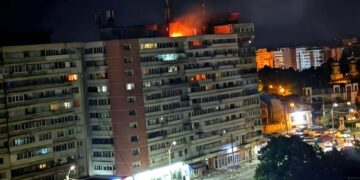 Dronă explodată pe un bloc din Galați