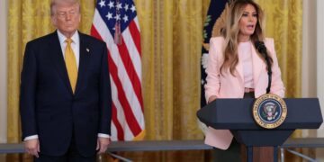 Melania Trump, moment viral la Casa Albă
