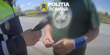 Șofer prins băut pe E85, după ce a încercat să mituiască polițiștii cu 500 de lei
