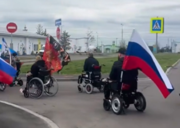 Soldații răniți în războiul din Ucraina, scoși să defileze în Tatarstan