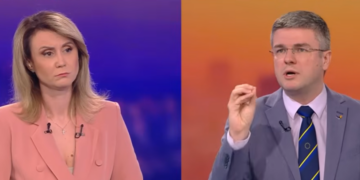 Scandal în direct la Antena 3 între ministrul Irinel Darău și jurnalista Cătălina Porumbel: „Sunteți în conflict de interese” / „Vă dau în judecată”