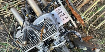 Dronă cu încărcătură explozivă, găsită într-un sat din Tulcea. MApN a detonat-o controlat