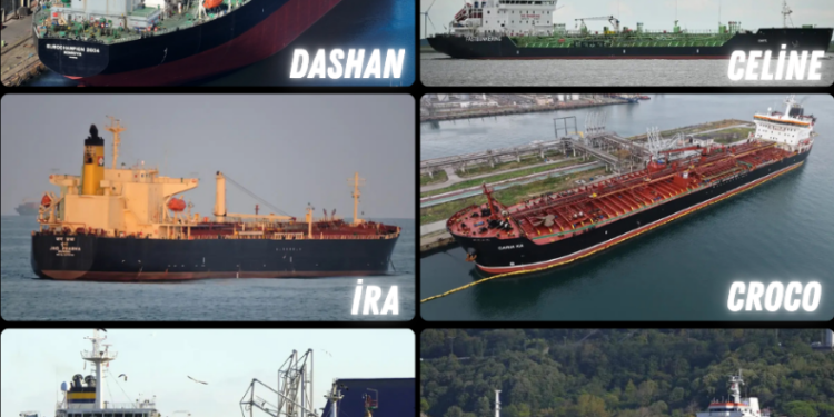 Flota fantomă a Rusiei și Portul Constanța. Petroliere aflate sub sancțiuni au acostat în România, potrivit monitorizării Ucrainei