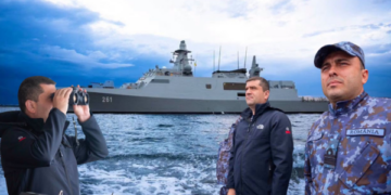 România primește prima corvetă nouă din ultimii 35 de ani. Nava construită în Turcia a ajuns la Constanța