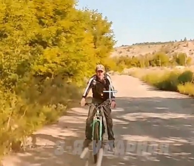 Atac cu dronă în Donețk. Un biciclist în haine civile, prezentat de ruși drept „efectiv inamic”