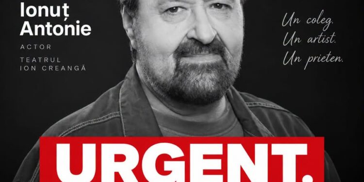 Actorul Ionuț Antonie a murit. Colegii încearcă să-i găsească familia