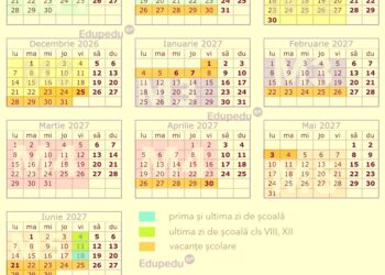 Calendar an școlar 2026-2027: când începe școala, când sunt vacanțele și cum sunt împărțite cele 5 module