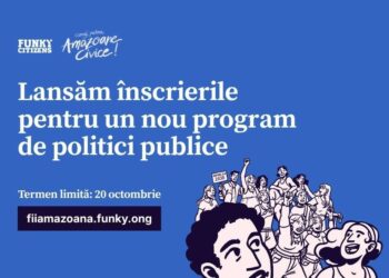 Funky Citizens caută 50 de tineri pentru programul Amazoane Civice