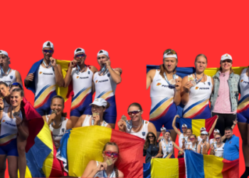 AUR pentru România! Tricolorii încheie Campionatele Balcanice de canotaj cu 17 medalii